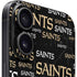 NFL New Orleans Saints Black Blast iPhone 16 Skin