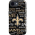 NFL New Orleans Saints Black Blast iPhone 16e Impact Case