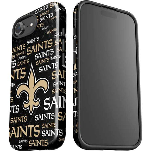 NFL New Orleans Saints Black Blast iPhone 16e Impact Case