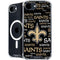 NFL New Orleans Saints Black Blast iPhone 16e MagSafe Case