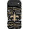NFL New Orleans Saints Black Blast iPhone 17 Air Impact Case