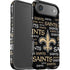NFL New Orleans Saints Black Blast iPhone 17 Air Impact Case