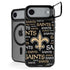NFL New Orleans Saints Black Blast iPhone 17 Air Kickstand Case