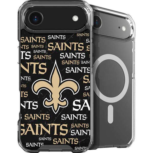 NFL New Orleans Saints Black Blast iPhone 17 Air MagSafe Case