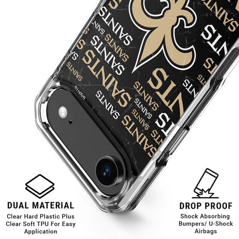 NFL New Orleans Saints Black Blast iPhone 17 Air MagSafe Case