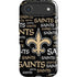 NFL New Orleans Saints Black Blast iPhone 17 Air Magsafe Impact Case