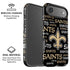 NFL New Orleans Saints Black Blast iPhone 17 Air Magsafe Impact Case