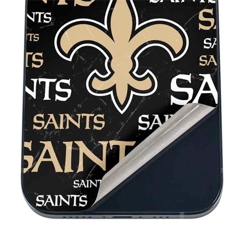 NFL New Orleans Saints Black Blast iPhone 17 Air Skin