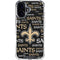 NFL New Orleans Saints Black Blast iPhone 17 Clear Case