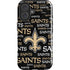 NFL New Orleans Saints Black Blast iPhone 17 Impact Case