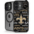 NFL New Orleans Saints Black Blast iPhone 17 Kickstand Case