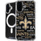 NFL New Orleans Saints Black Blast iPhone 17 MagSafe Case