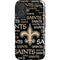 NFL New Orleans Saints Black Blast iPhone 17 Magsafe Impact Case