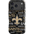 NFL New Orleans Saints Black Blast iPhone 17 Pro Impact Case