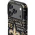 NFL New Orleans Saints Black Blast iPhone 17 Pro Impact Case