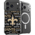 NFL New Orleans Saints Black Blast iPhone 17 Pro MagSafe Case