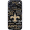 NFL New Orleans Saints Black Blast iPhone 17 Pro Max Skin