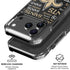 NFL New Orleans Saints Black Blast iPhone 18 Pro Clear Case