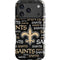 NFL New Orleans Saints Black Blast iPhone 18 Pro Impact Case