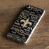 NFL New Orleans Saints Black Blast iPhone 8 Skin