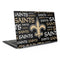NFL New Orleans Saints Black Blast Dell Latitude Skin