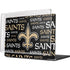 NFL New Orleans Saints Black Blast MacBook Pro 14in (2021-24) Case plus Skin