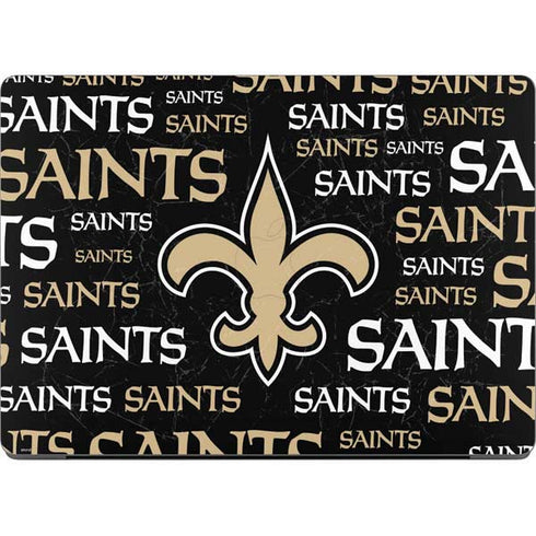 NFL New Orleans Saints Black Blast Apple MacBook Pro 14-inch Skin