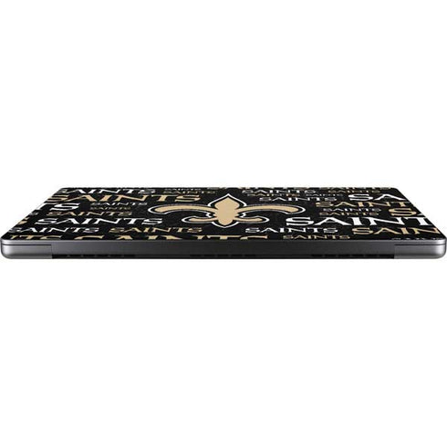 NFL New Orleans Saints Black Blast Apple MacBook Pro 14-inch Skin