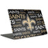 NFL New Orleans Saints Black Blast MacBook Skins