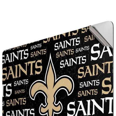 NFL New Orleans Saints Black Blast Apple MacBook Pro 16-inch Skin
