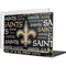 NFL New Orleans Saints Black Blast MacBook Cases