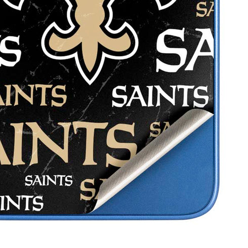 NFL New Orleans Saints Black Blast Moto G Play 4G (2024) Skin