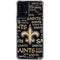 NFL New Orleans Saints Black Blast Moto G Power 5G (2024) Clear Case