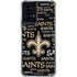 NFL New Orleans Saints Black Blast Moto G Power 5G (2024) Clear Case