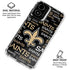 NFL New Orleans Saints Black Blast Moto G Power 5G (2024) Clear Case