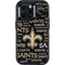 NFL New Orleans Saints Black Blast Otterbox Defender iPhone Skin