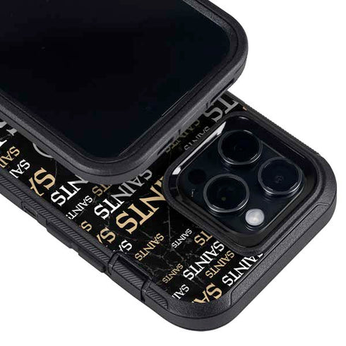 NFL New Orleans Saints Black Blast Otterbox Defender iPhone Skin