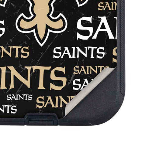 NFL New Orleans Saints Black Blast Otterbox Defender iPhone Skin