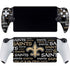 NFL New Orleans Saints Black Blast PlayStation Portal Remote Player Skin