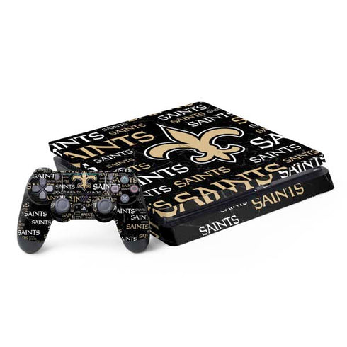 NFL New Orleans Saints Black Blast PlayStation PS4 Skins