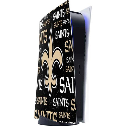 NFL New Orleans Saints Black Blast PlayStation PS5 Skins