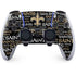 NFL New Orleans Saints Black Blast PS5 DualSense Edge Pro Controller Skin