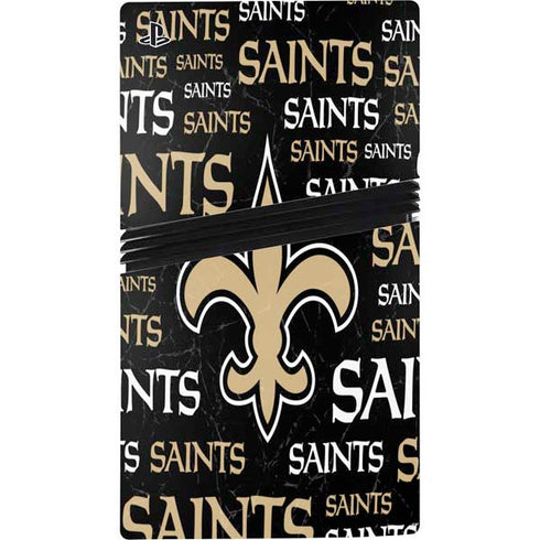 NFL New Orleans Saints Black Blast PS5 Pro Bundle Skin