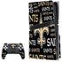 NFL New Orleans Saints Black Blast PS5 Pro Disk Bundle Skin