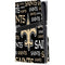 NFL New Orleans Saints Black Blast PS5 Pro Disk Console Skin