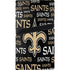 NFL New Orleans Saints Black Blast PS5 Pro Disk Console Skin
