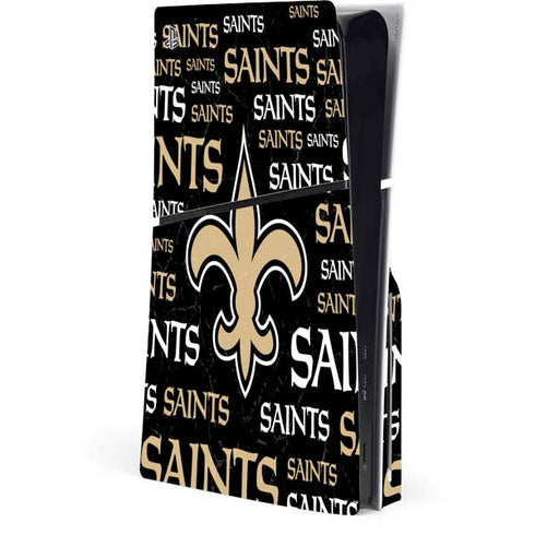 NFL New Orleans Saints Black Blast PlayStation PS5 Skins