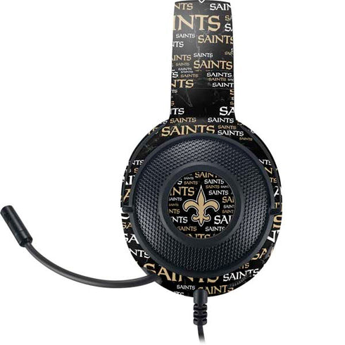NFL New Orleans Saints Black Blast Razer Kraken X Skin