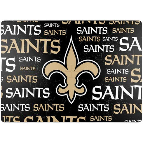 NFL New Orleans Saints Black Blast Surface Laptop 7 13.8in Skin