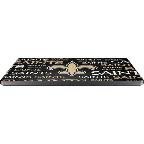 NFL New Orleans Saints Black Blast Surface Laptop 7 13.8in Skin